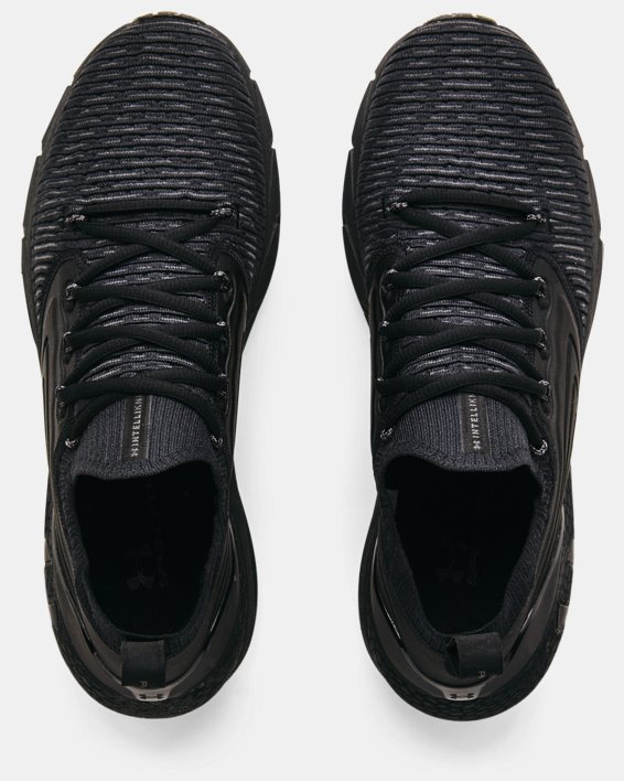 Chaussures de course UA HOVR™ Phantom 2 IntelliKnit pour homme, Black, pdpMainDesktop image number 2